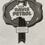 The logo that Glen Davis petrol was marketed under with the words