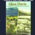 Front cover of Leonie Knapman’s book “Glen Davis in the blue mountains of New South Wales”. Subtitled Shale Oil Ghost town 1938-1954.