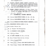 Alt text: A screenshot of Page 15 of National Oil Pty Ltd, auction sale book. It lists Lot No. 146 -160.
