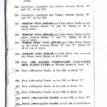 A screenshot of Page 20 of National Oil Pty Ltd, auction sale book. It lists Lot No. 222 -237.