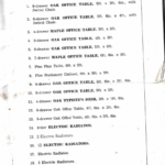 A screenshot of Page 3 of National Oil Pty Ltd, auction sale book. It lists Lot No. 1 – 20.