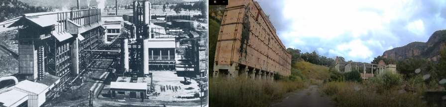 Glen Davis Shale Works Ruins Tour.