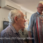 George Wilson giving his well renowned talks about the history of Glen Davis Town and Shale works. This talk was at the 2025 Back to Glen Davis Weekend. George's son Wayne was chief BBQ ccok for the weekend.
