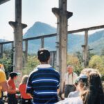 2003 reunion tour at Glen Davis Shale works NSW, by the Machinery Shed.
