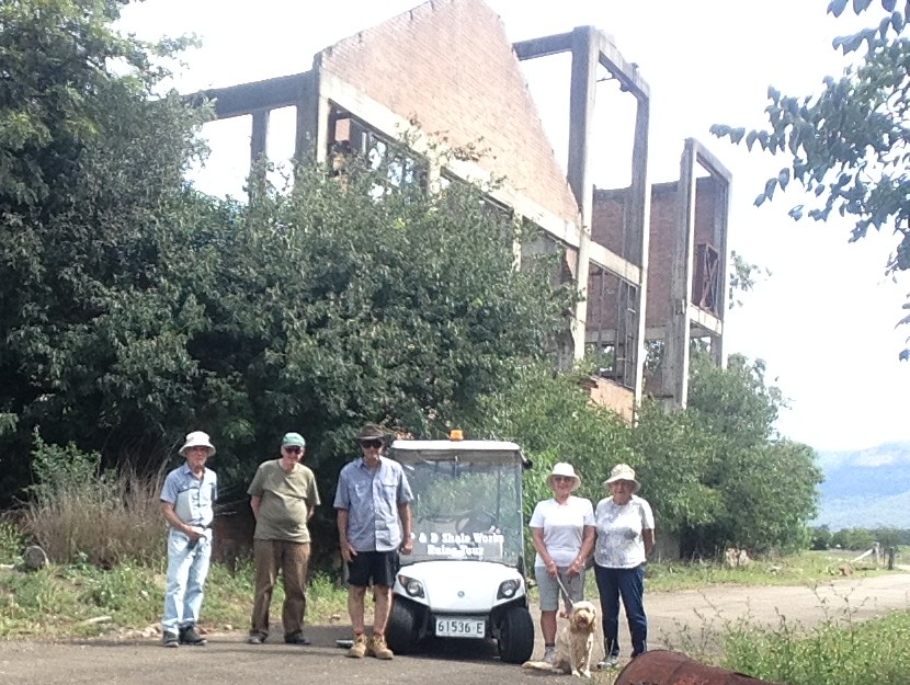 Glen Davis Shale Works ruins Concierge 6 Transporter for Mobile tour of the Shale Works ruins.